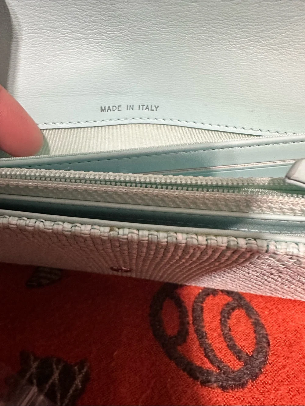 CHANEL❤️🌟MINT GREEN DEAUVILLE TWEED WALLET ⭐️